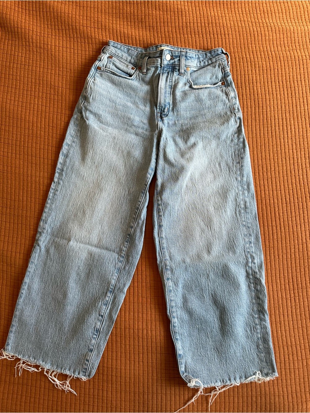 Madewell Light Wash Wide-Leg Women's Jeans